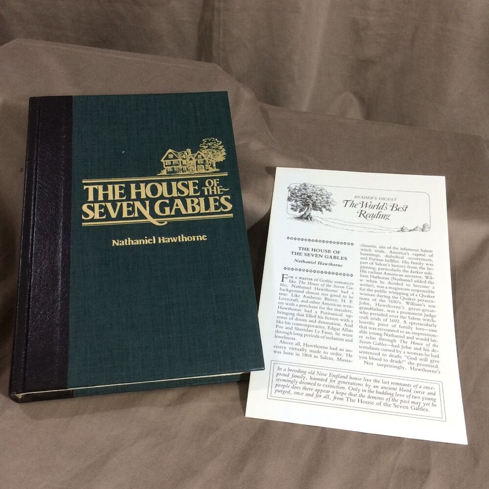 The House Of The Seven Gables Nathaniel Hawthorne Readers Digest 1985 Hardcover